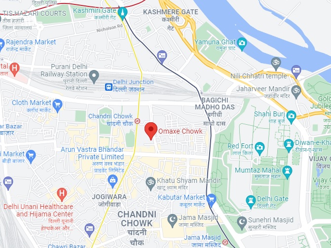 Omaxe Chandni Chowk location