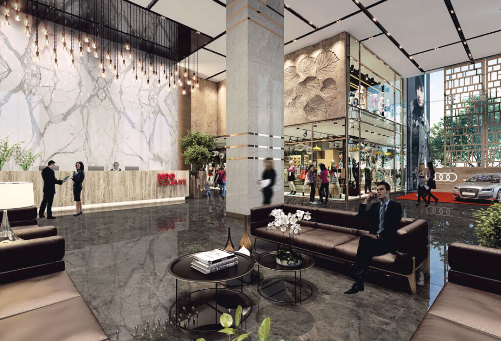 NEO Square lobby