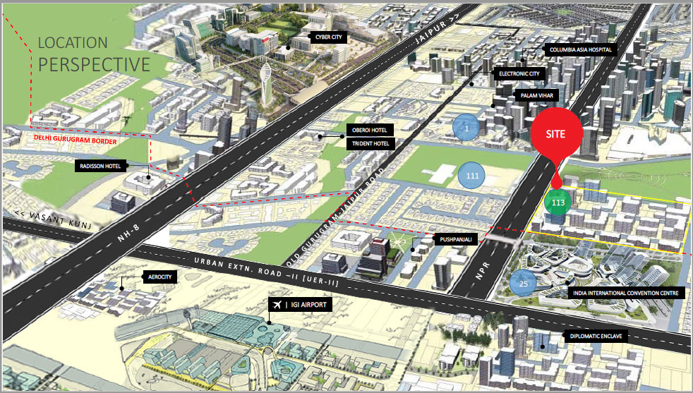 M3M SCO 113 Location